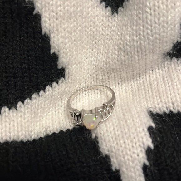 SOLD🧿🧿🧿🧿🧿🧿🧿SILVER FIRE 🔥 OPAL MOM 💍 RING 925 SZ.9🆕🏷️ - Picture 15 of 16